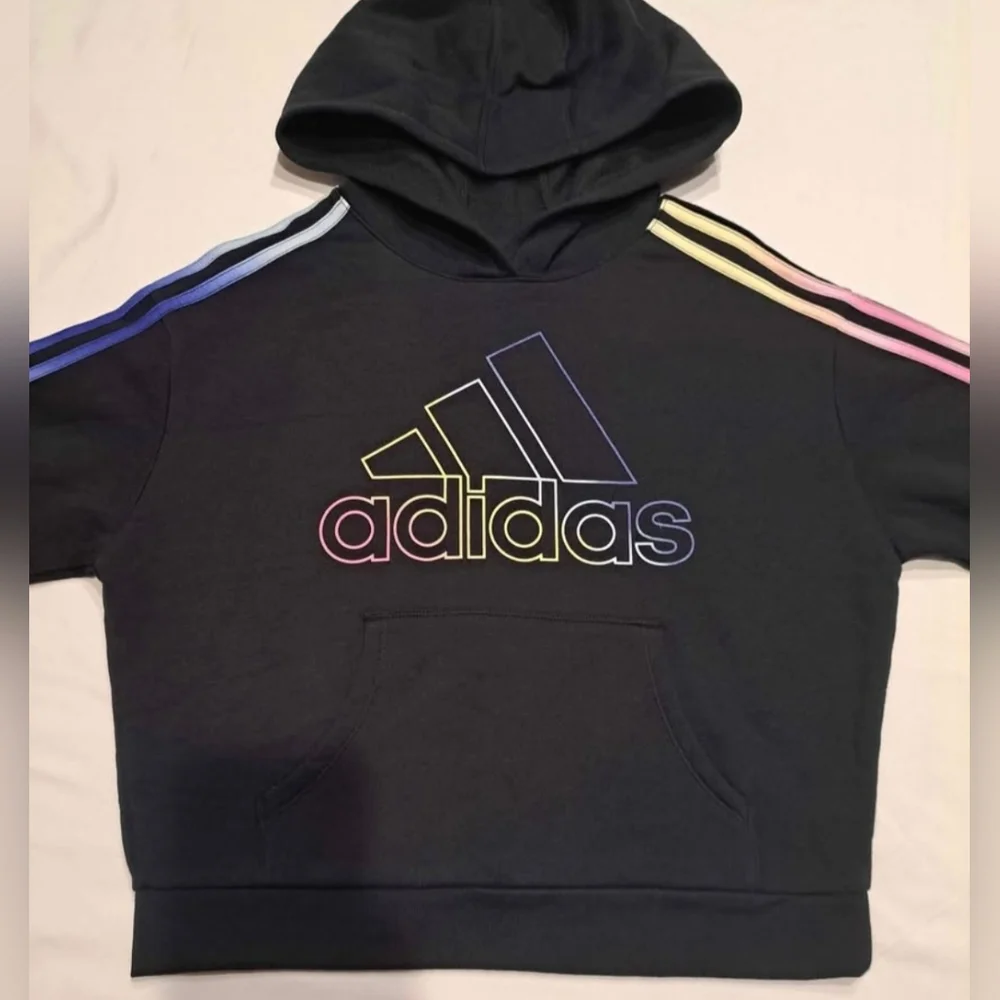 Girls Adidas Hoodie And Leggings Set Size Medium 10/12